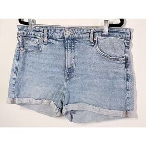 Classic Blue Denim Women's Shorts